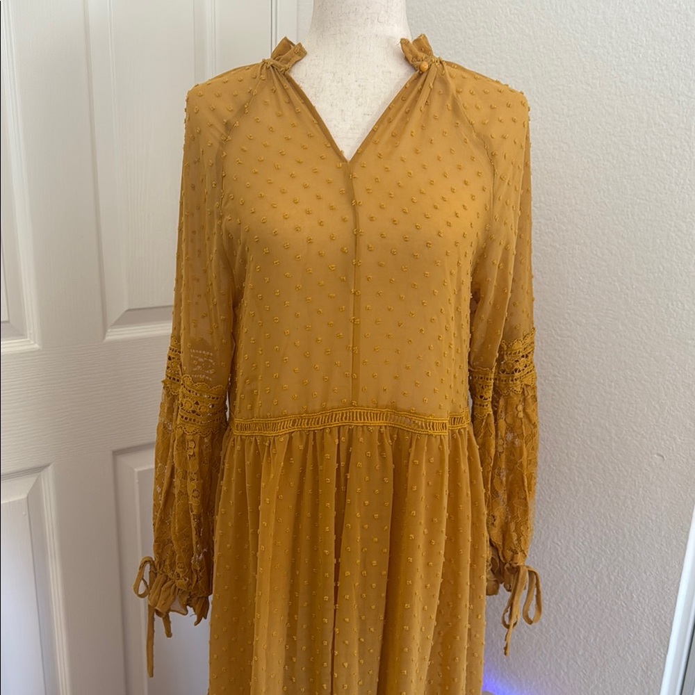 Mustard Yellow Women's Dress
